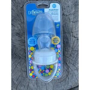 NWT Dr Brown's Silicone Feeder Ring, 4+‎ Months